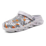 Men's 2023 Summer Shoes Men Slippers Breathable Non-slip Mules Male Garden Shoes Casual Beach Sandals