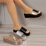 New Shoes for Women Basic Women's Slippers Summer Casual Slippers Women Wedges Shoes Ladies Platform Sandals Zapatos