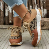 Breakj New Thick-Bottomed Large-Size Camouflage With Casual Sneakers Women's Low-Top Single-Shoe