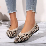 Loafers Shoes Woman 2024 Trend Ballet Flats Women Barefoot Comfortable Shoe Female Pointed Toe Slip-on Knitted Flat