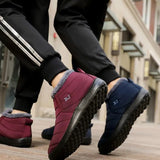 Winter New Plush Snow Boots for Women Warm Light Outdoor Large Shoes Fashionable Versatile Lovers Botas Mujer