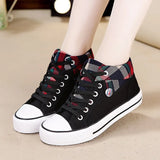 Women Platform Canvas Sneakers Woman Spring Casual Shoes Breathable Trainers Female Sneaker Summer Lady Vulcanized