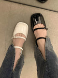 Round Toe Sandals Shoes Ladies Casual 2023 Summer Hollow Beach Elegant Shoes Korean Fashion Party Shoes Woman