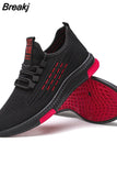 Men Sneakers Flat Casual Shoes Breathable Running Comfortable Walking Tennis Footwear Spring Autumn Male