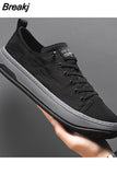 Sneakers Men Shoes Comfortable Breathable Ice Silk Casual Shoes Lightweight Walking Flat Shoes Male
