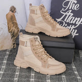 2023 Spring New Student Wild Knight Short women Boots Short Tube High Top Small Short Boots Canvas Shoes