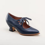 Women's Wedding Shoes Lace up Mary Jane Shoes High Heels Retro Pumps Vintage Dress Shoes Embossing Zapatos Mujer summer autum