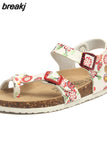 Fashion Outside Cork Sandals 2023 New Women Casual Summer Beach Gladiator Non-slip Buckle Strap