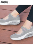 Women's Walking Shoes Lightweight Mesh Breathable Sneakers Fashion Casual Shoes Cushion Flat