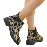 Autumn 2025 New Large-Size Lady Coarse With Fashion Boots Pointed Short