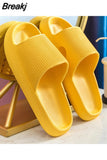 Slippers for Women Summer Thick Platform Sandals Wedges Indoor Bathroom Non-slip Slides Ladies Men Slides Beach Woman