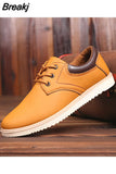 Shoes Men Leather Men 2023 Summer Brand Comfortable Flat Shoes for Men Trendy Sneaker Men Lace Up Oxfords