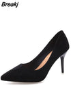 Heels Fine Heeled Shoes Sandals Ladies Lace-Up Shallow Mouth Slip On Branded Pumps Pointed Wedge