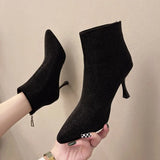 2021 INS Luxury Women High Boots Glitter Rhinestone botines mujer Nightclub Stripper shoes ladies Sumptuous