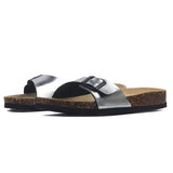 2023 New Fashion Summer Outside Cork Slipper Women Casual Beach Mixed Color Slides