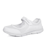Women's Sneakers 2021 Flat Casual Shoes Mesh Fashion Walking Summer Shoes For Women White Round Head Soft Light Ladies