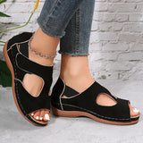Women Wedges Sandals Platform Shoes Summer Outdoor Peep Toe Ladies Female Beach Plus Size Footwear Roman New Sandalias