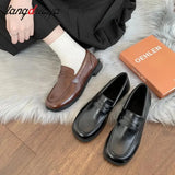 Women's loafers Shoes Mary Jane Shoes Oxfords loafers women Girls Japanese School Jk Uniform Lolita Shoes College Gothic