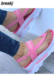 Women Sandals 2023 New Platform Sandals For Summer Wedges Shoes Women Platform Heels Sandalias Mujer Luxury Summer Flip