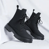 Breakj Martin Boots Male Autumn And Winter Long Tube Overalls Net Red High Street Soft Leather British Yuppie Male Boots