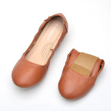 Summer Ladies Flat Shoes Super Soft Gold Ballet Flats Shoes Women Pink Round Toe Classic Solid Dancing Shoes For