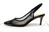 Breakj Ziran's New Fine Back Empty Single-Shoe Women 2025 Summer Buckle With Net Tips Sexy High
