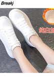 Women's Shoes Spring 2023 New Leather Summer Casual Flat Platform Male White Shoe Couples Fashion Sneakers Tennis Female Size