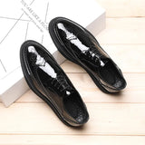 Shoes Fashion Brogue Men Leather Formal Dress Shoes Man Comfortable Office Party
