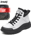 Running Shoes for Women 2023 Authentic Leather Platform Sneakers Femme Flats Tennis Female Casual Sports Girls