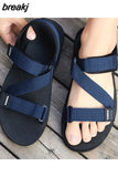 2023 New Summer Men Outdoor Sandals Casual Non-slip Hook Loop Walking