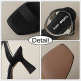 Size 33-40 Women Sandals Real Leather Fashion Platform Super High Heels For Women 2023 Summer Shoes Sexy