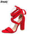 New Summer Women's High Heels Stiletto Women's Sandals Fashion All-match Zipper Sexy Open Toe Buckle Sandals Women