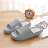 Leopard Thick Platform Slippers for Women Home Couple Soft Sole Slide Sandals Woman 2023 Summer Beach Flip Flops