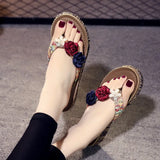 High Heel Women Summer Seaside Non-slip Wear-resistant Platform Sandals Wedge Heel High-heeled Fashion Flip-flops