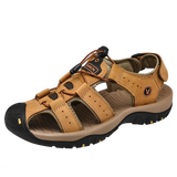 Men Shoes 2023 Genuine Leather Men Sandals Outdoor Male Beach Slippers Man Sandals Plus Size