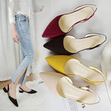 Women Summer Shoes Short Heels Ankle Strap Woman Work Casual Shoes Brand Sexy Basic Sandals Plus Size 2021 New