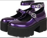 Design Buckle Decor Platform Mary Janes Pumps 2023 Spring Dropship Platform Sweet Comfy Woman Shoes