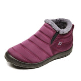 Women Sneakers Winter Warm Women Casual Shoes Plush Waterproof Sneakers Women Shoes Slip On Woman Vulcanized Shoes