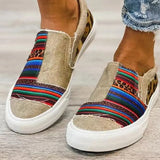 Flat Casual Denim Canvas Loafers Espadrilles Spring Female Shoes Platform Heels 2022 Breathable Footwear For Girls