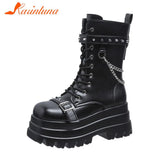 Women Ankle Boot Gothic Style Cool Women Triple Bottom Boot 2023 Brand New Street Women Platform Sandals Shoes Big Size