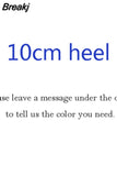 fashion 12 cm extreme high heels shallow mirror pointed toe metal color champagne gold silver QP029