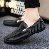 Summer Mens Loafers Plus Size Lightweight Comfortable Flat Casual Shoes Men Breathable Slip on Soft Leather Driving