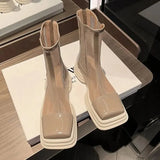 Thin Boots Women's Hollow Mesh Breathable High-heeled Sandals Summer New Platform Women's Boots
