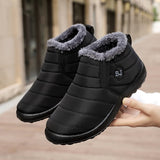 Winter New Plush Snow Boots for Women Warm Light Outdoor Large Shoes Fashionable Versatile Lovers Botas Mujer