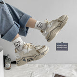 sneakers Patchwork Woman Vulcanize Shoes 2023 spring Platform Sneakers Breathable Mesh Ladies Footwear Casual