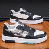 Casual Men's Sneakers Street Skateboard Shoes for Men Outdoor Walking Men Platform Shoes Lace Up Vulcanized Shoes