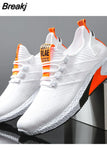 Men's Mesh Breathable Running Shoes Gym Sneakers Outdoor Comfortable Fitness Trainer Sport Lightweight Walking Jogging