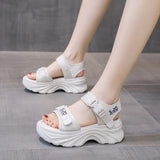 Fashion Platform Sandals for Women Summer 2023 Thick Bottom Womens Walking Sandals Chunky Non Slip Beach Shoes