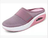 Women Slipper Walking Shoes Air Cushion Slip-On Orthopedic Diabetic Ladies Platform Mules Mesh Lightweight Slipper Wedge