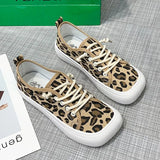 Canvas Shoes Women Trainers Women Square Toe Sneaker Lady Spring Autumn Female Footwear Breathable Sneakers Platform